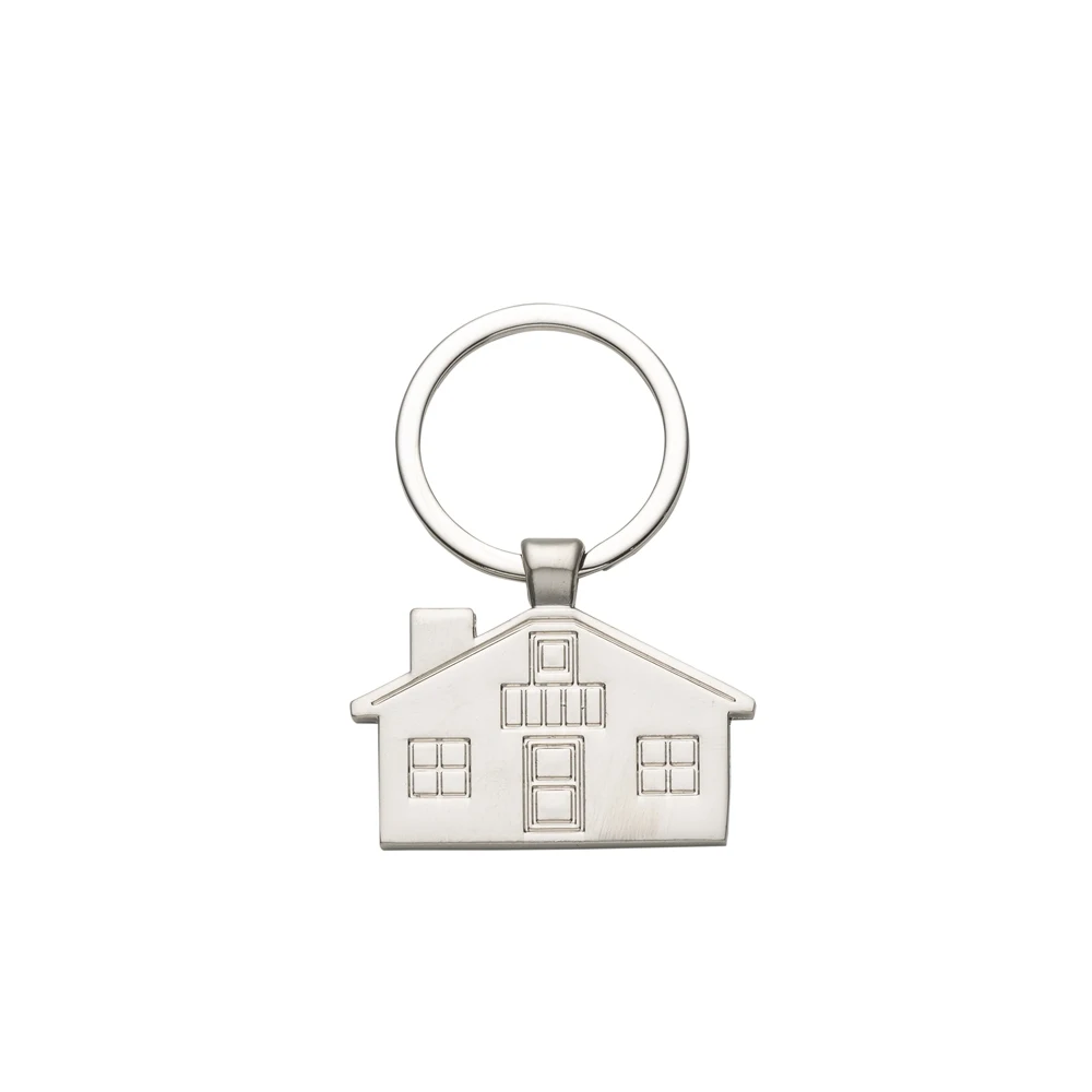 Chaveiro Metal Casa, cor PRATA