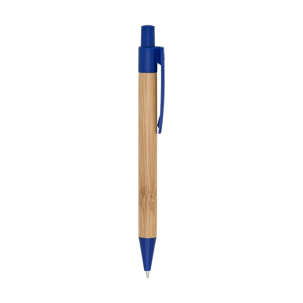 Caneta Ecológica de Bambu, cor AZUL