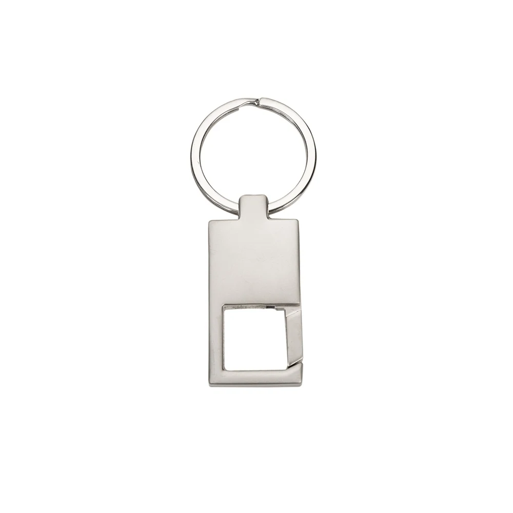 Chaveiro Metal Mosquetão, cor PRATA