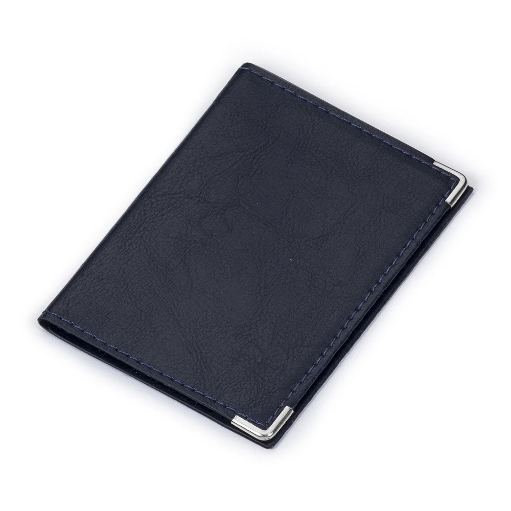 Porta-documento em Couro Sintético, cor AZUL