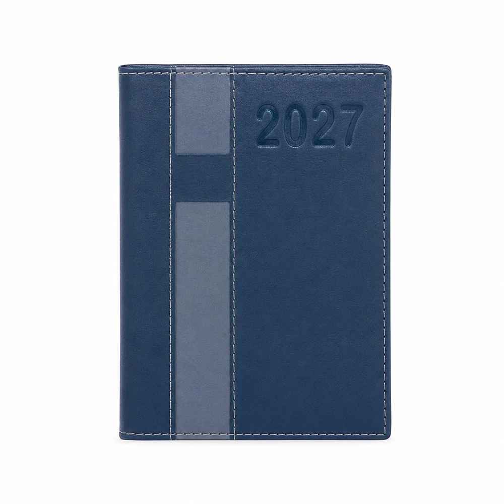 Agenda Diária 2027, cor AZUL