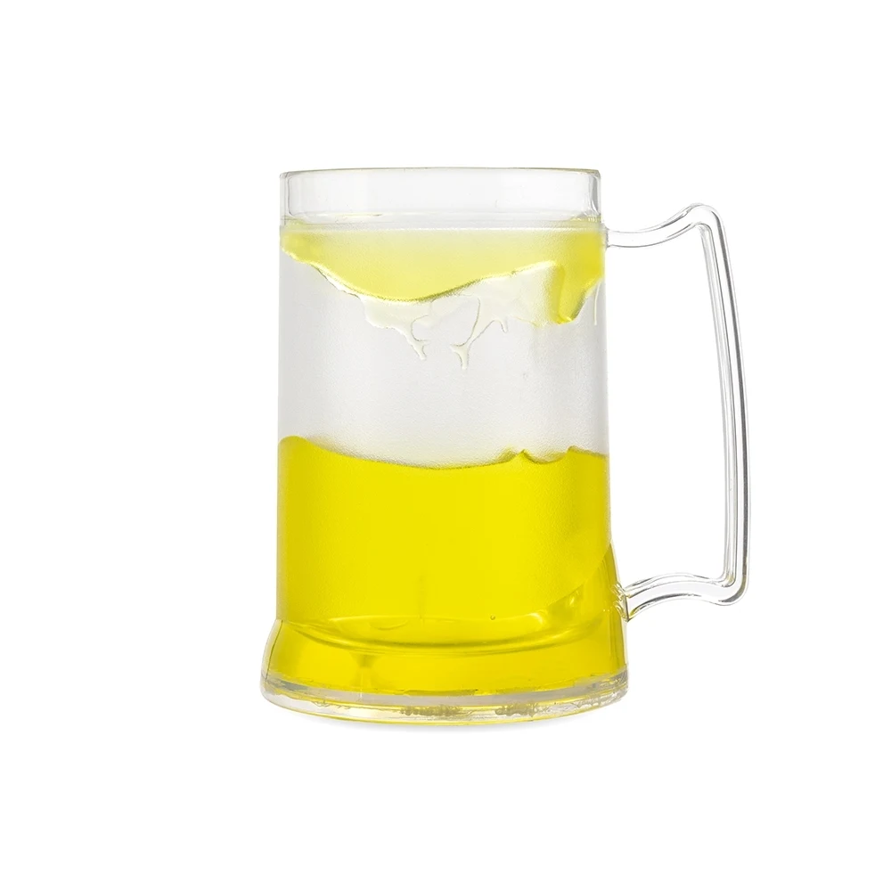 Caneca Gel 400ml, cor AMARELO