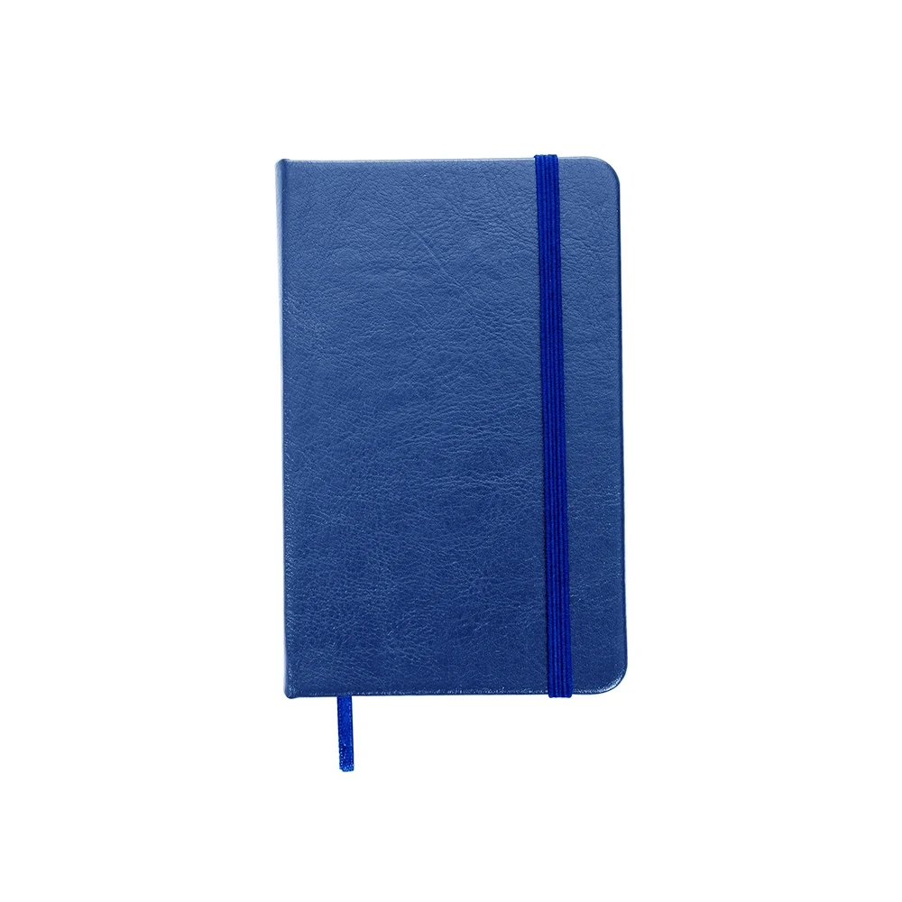 Caderneta de Couro Sintético, cor AZUL ROYAL