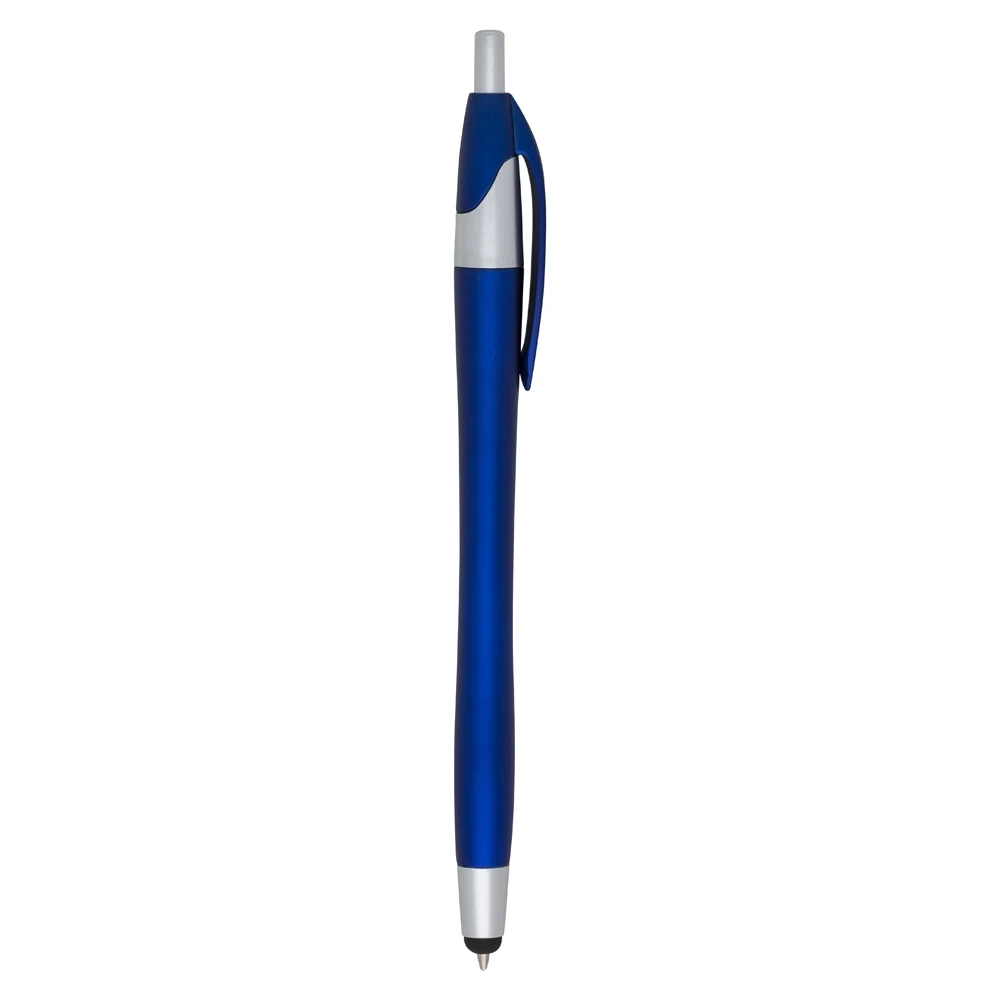 Caneta Plástica Touch, cor AZUL