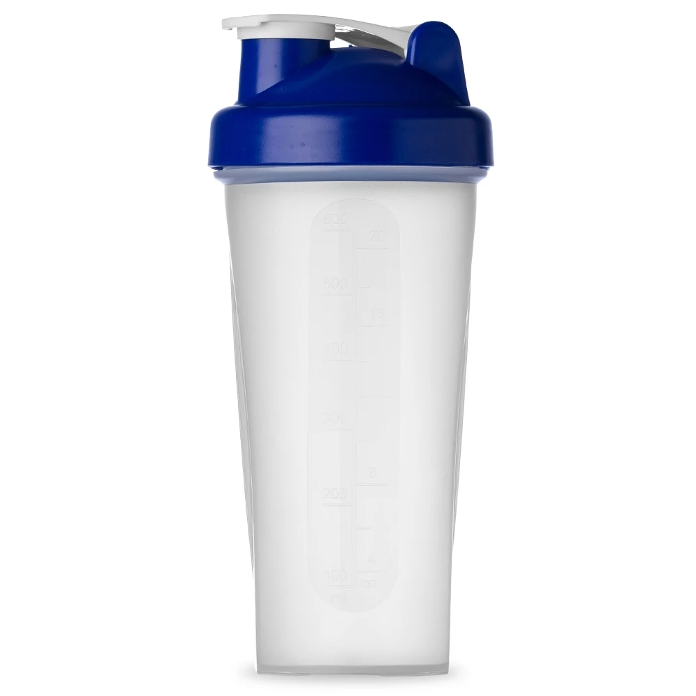 Coqueteleira Plástica 600ml, cor AZUL