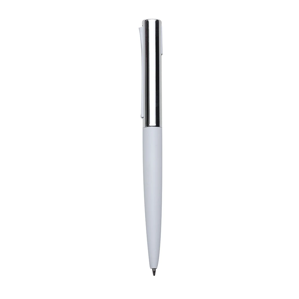 Caneta Semimetal, cor BRANCO