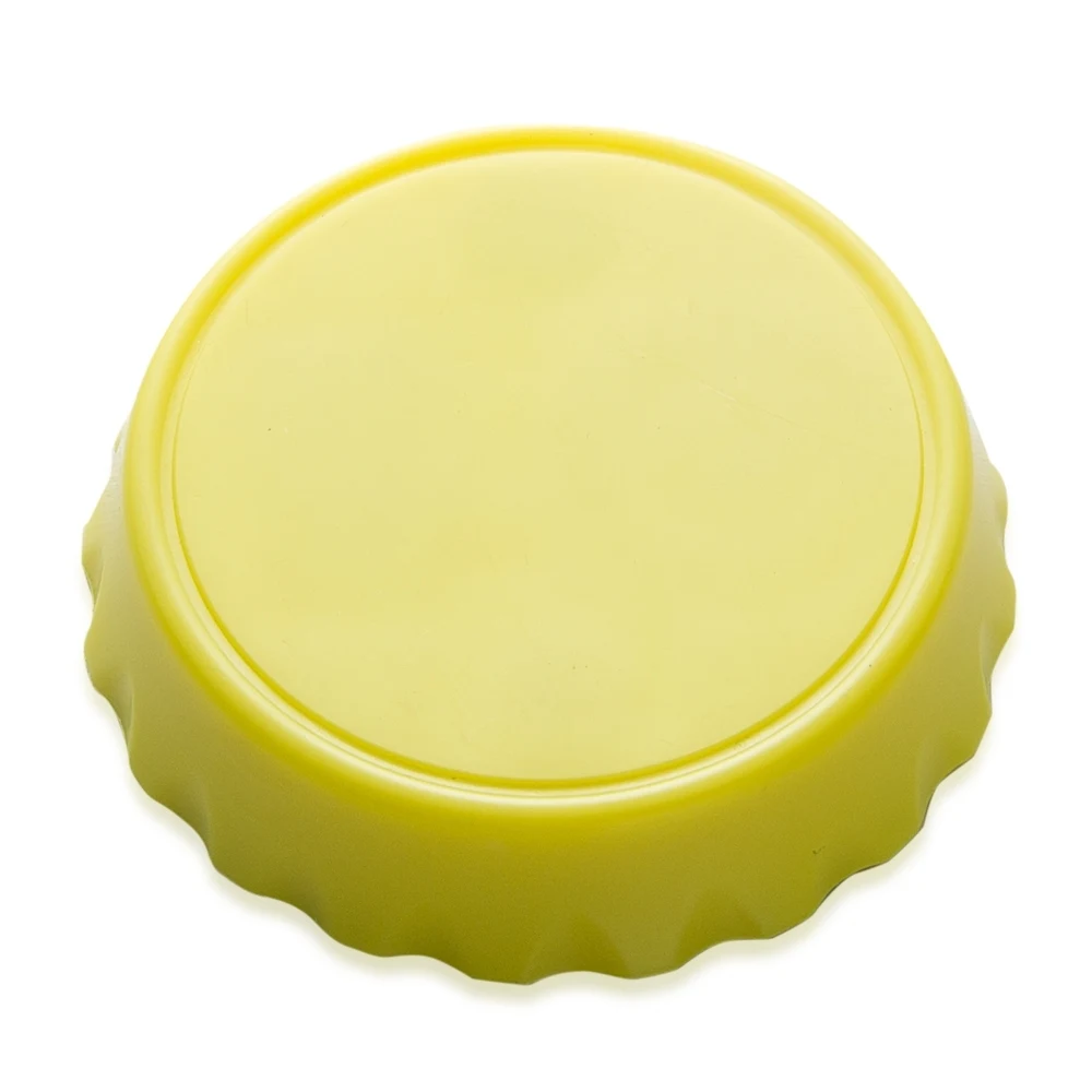 Abridor de Garrafa com Ímã, cor AMARELO