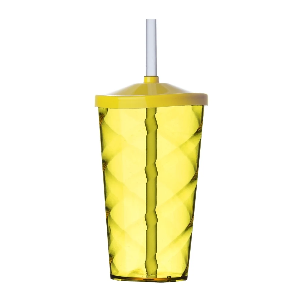 Copo PS 550ml, cor AMARELO