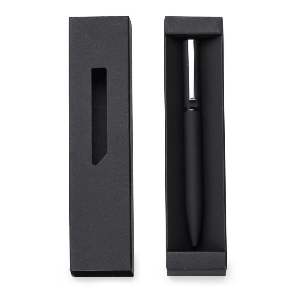 Caneta de Metal com Estojo, cor PRETO