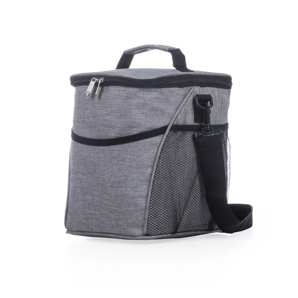 Bolsa Térmica 12 Litros, cor CINZA