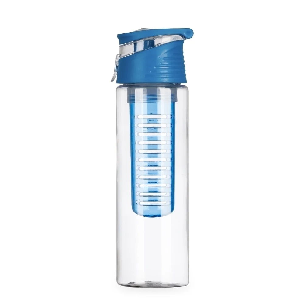 Squeeze Plástico 700ml com Infusor, cor AZUL