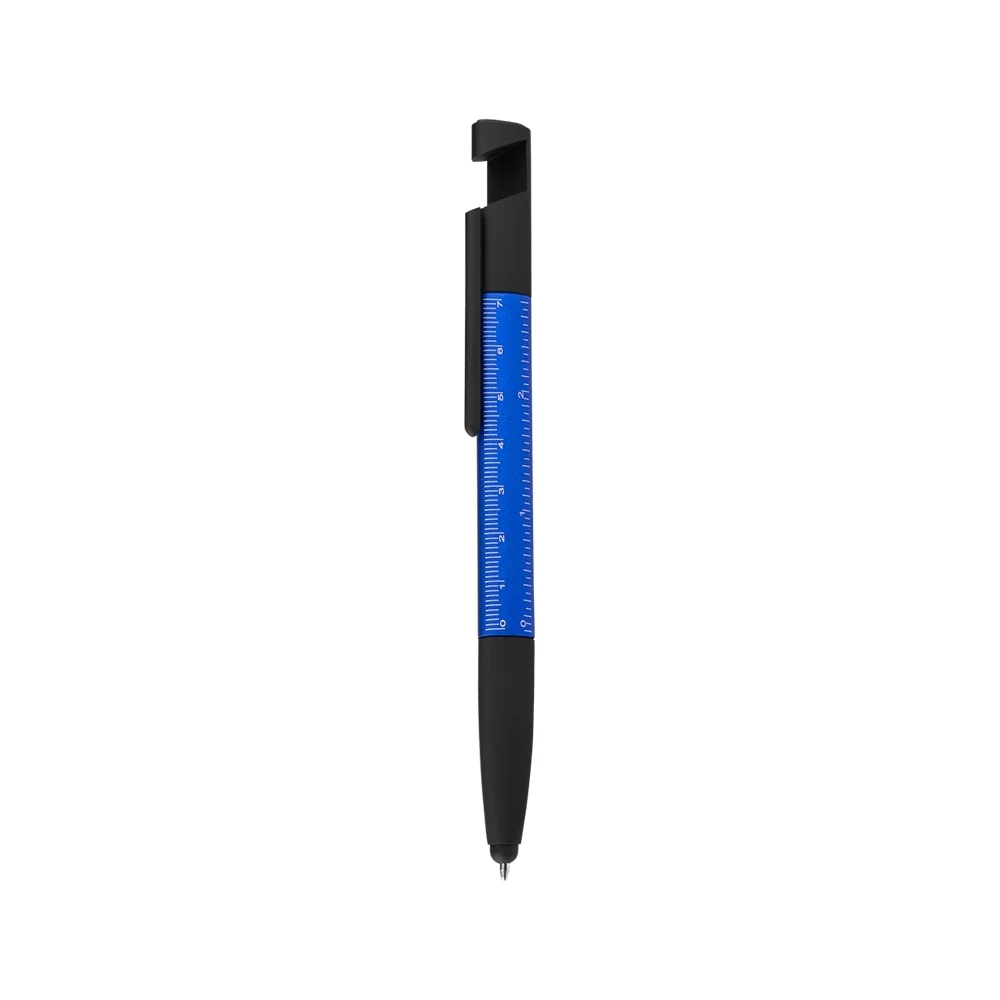 Caneta Metal Multifunções, cor AZUL