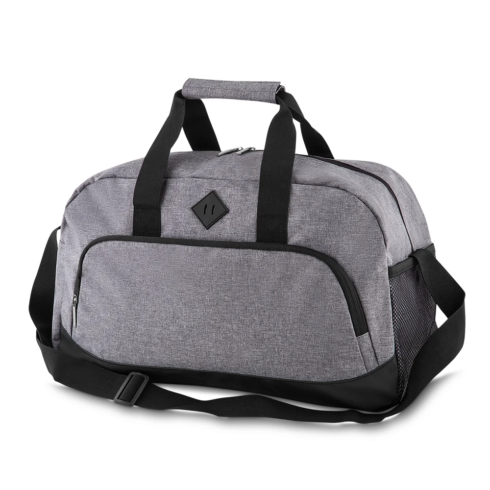 Bolsa Esportiva Poliéster, cor CINZA