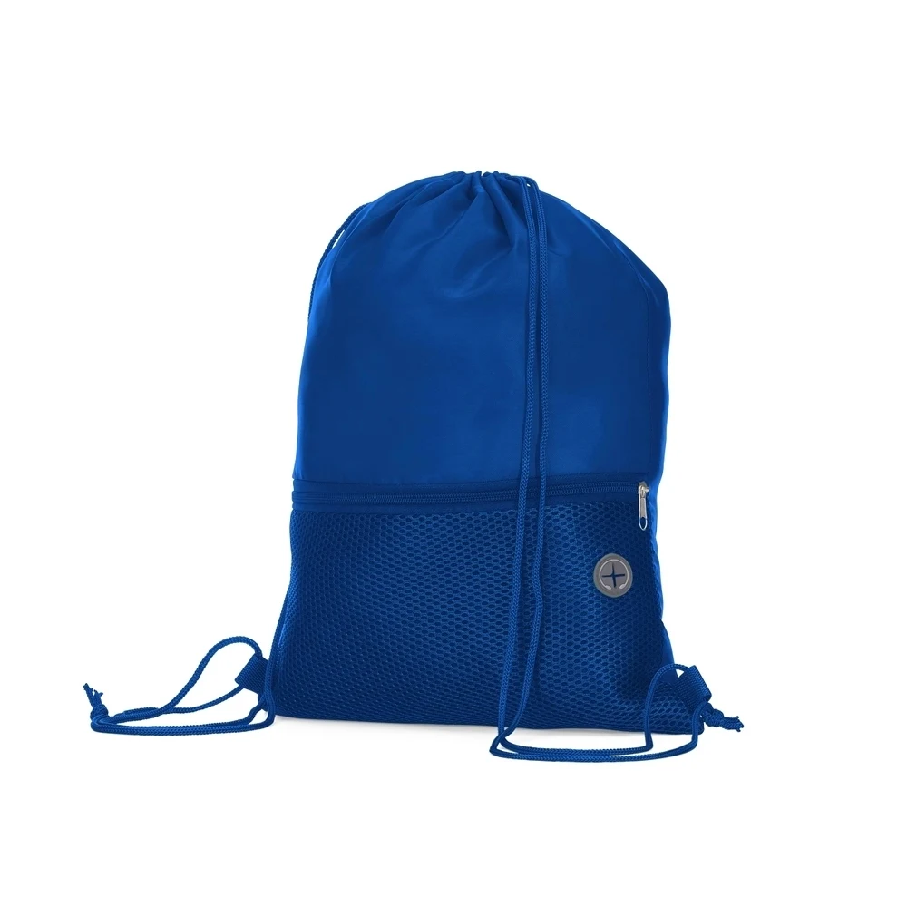 Mochila Saco em Poliéster, cor AZUL