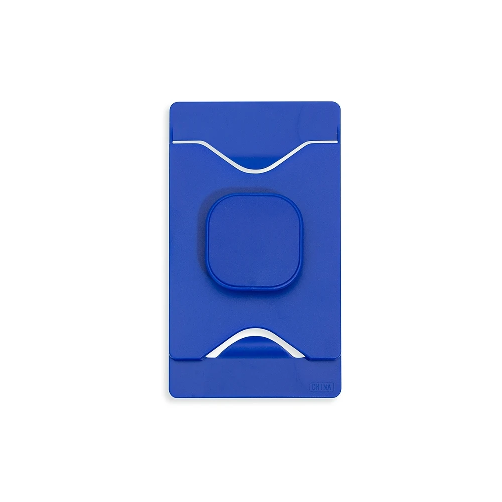 Adesivo Porta Cartão com Suporte para Celular, cor AZUL