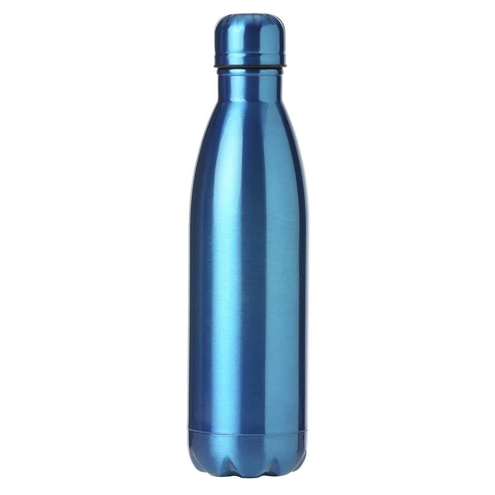 Garrafa Inox 750ml, cor AZUL