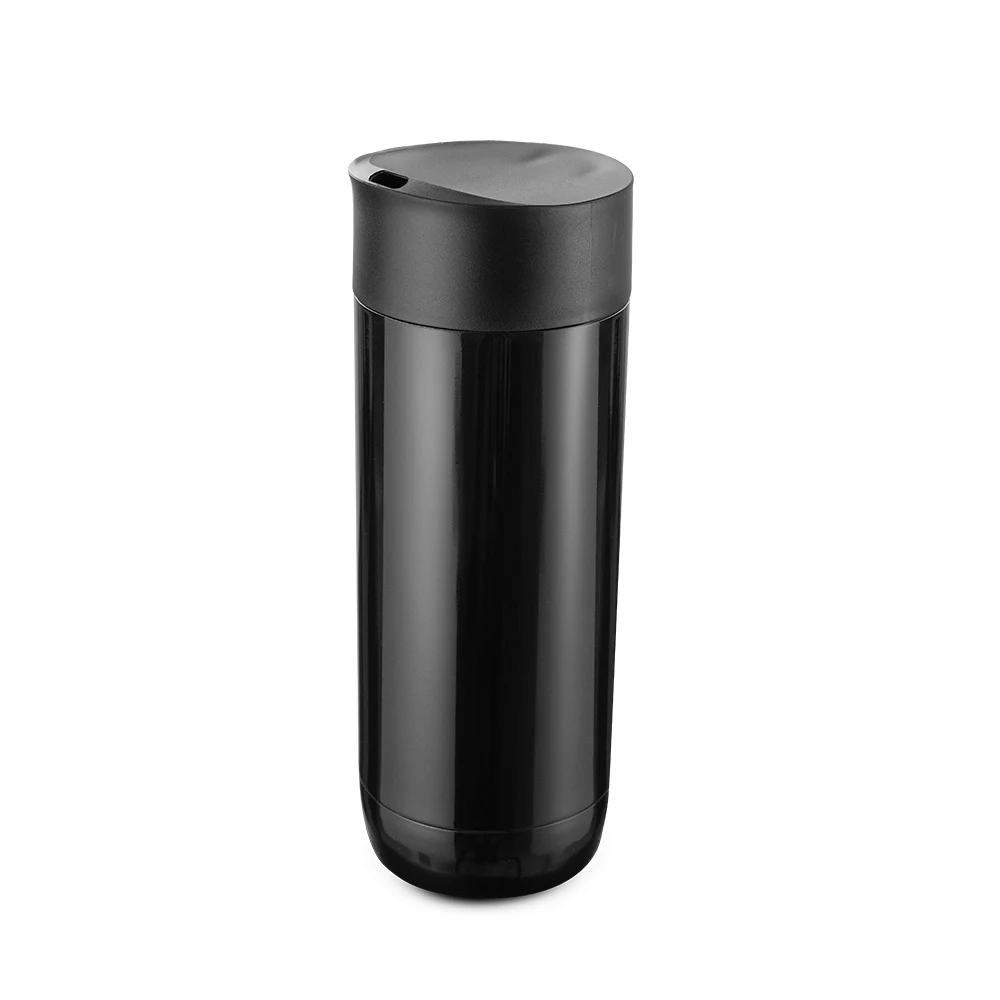 Copo Inox Parede Dupla 450ml, cor PRETO