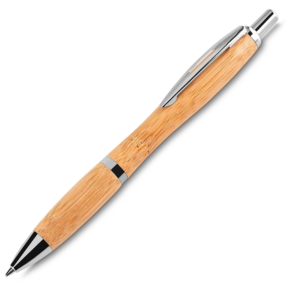 Caneta Ecológica de Bambu com Estojo, cor BAMBU