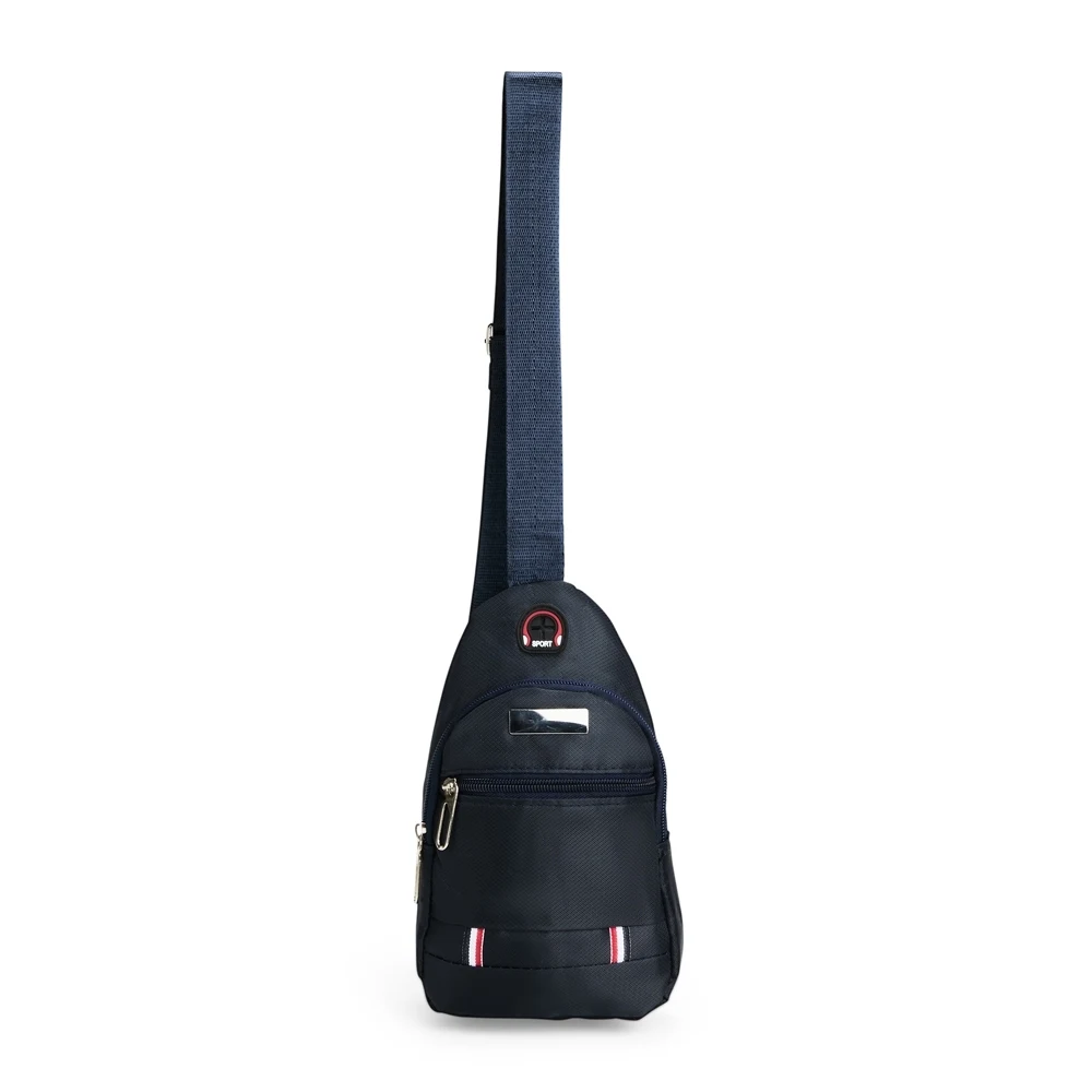 Mini Bolsa Transversal Oxford 1L, cor AZUL