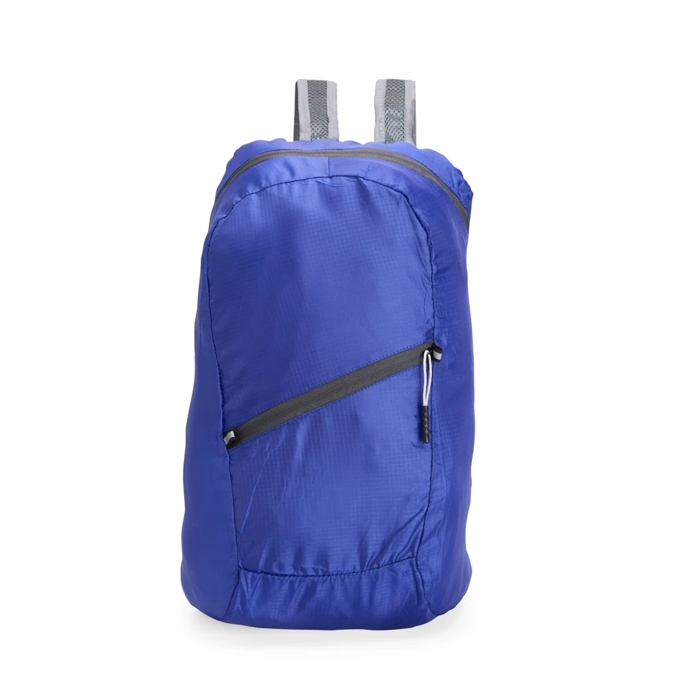 Mochila Dobrável Poliéster 16L, cor AZUL