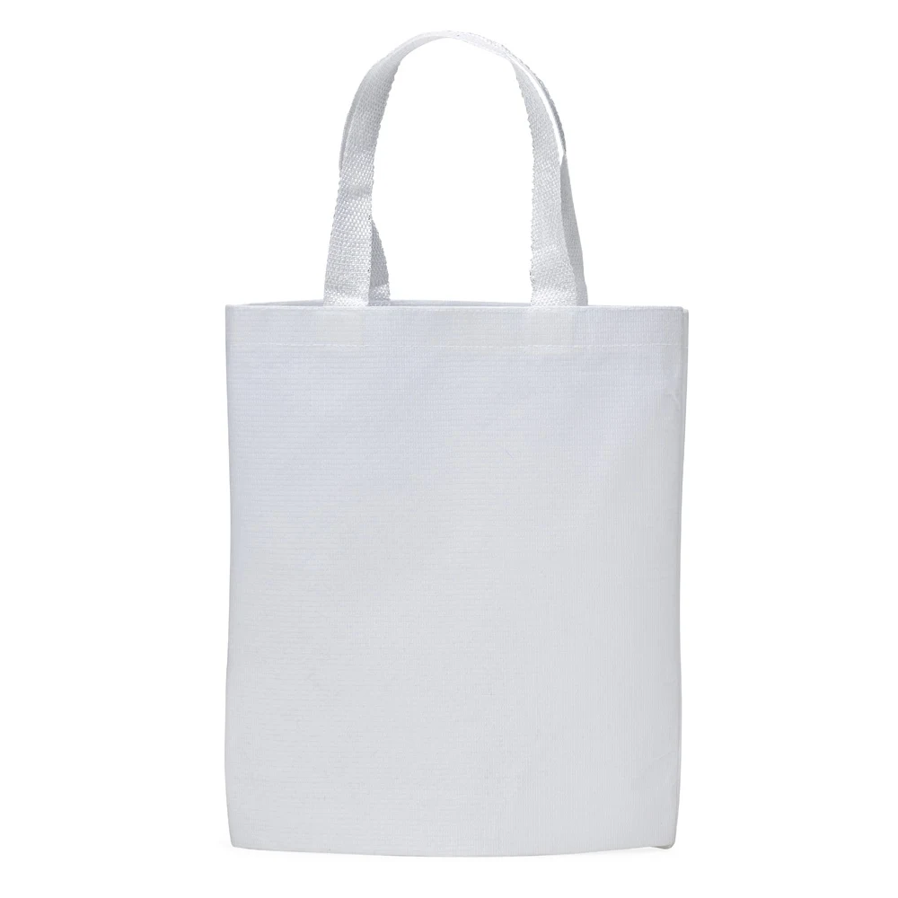 Sacola Sublimática Lona Pet, cor BRANCO