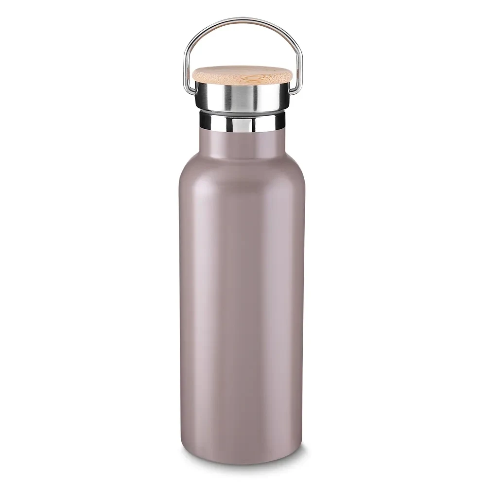 Garrafa Térmica Inox 500 ml, cor MARROM