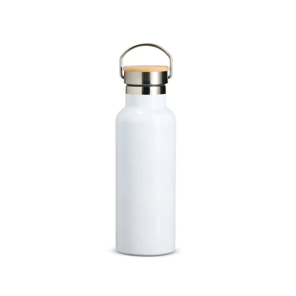 Garrafa Térmica Inox 500 ml, cor BRANCO