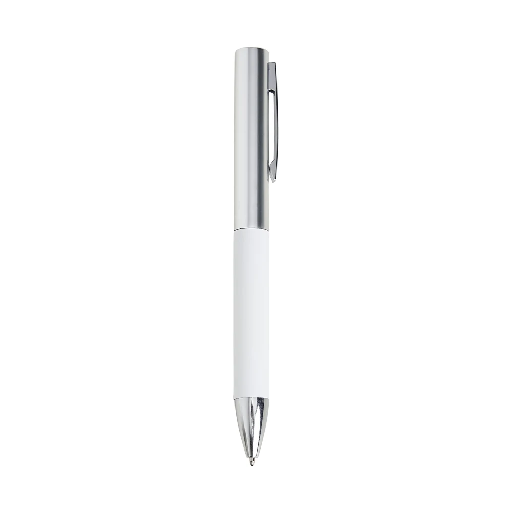 Caneta Metal, cor BRANCO