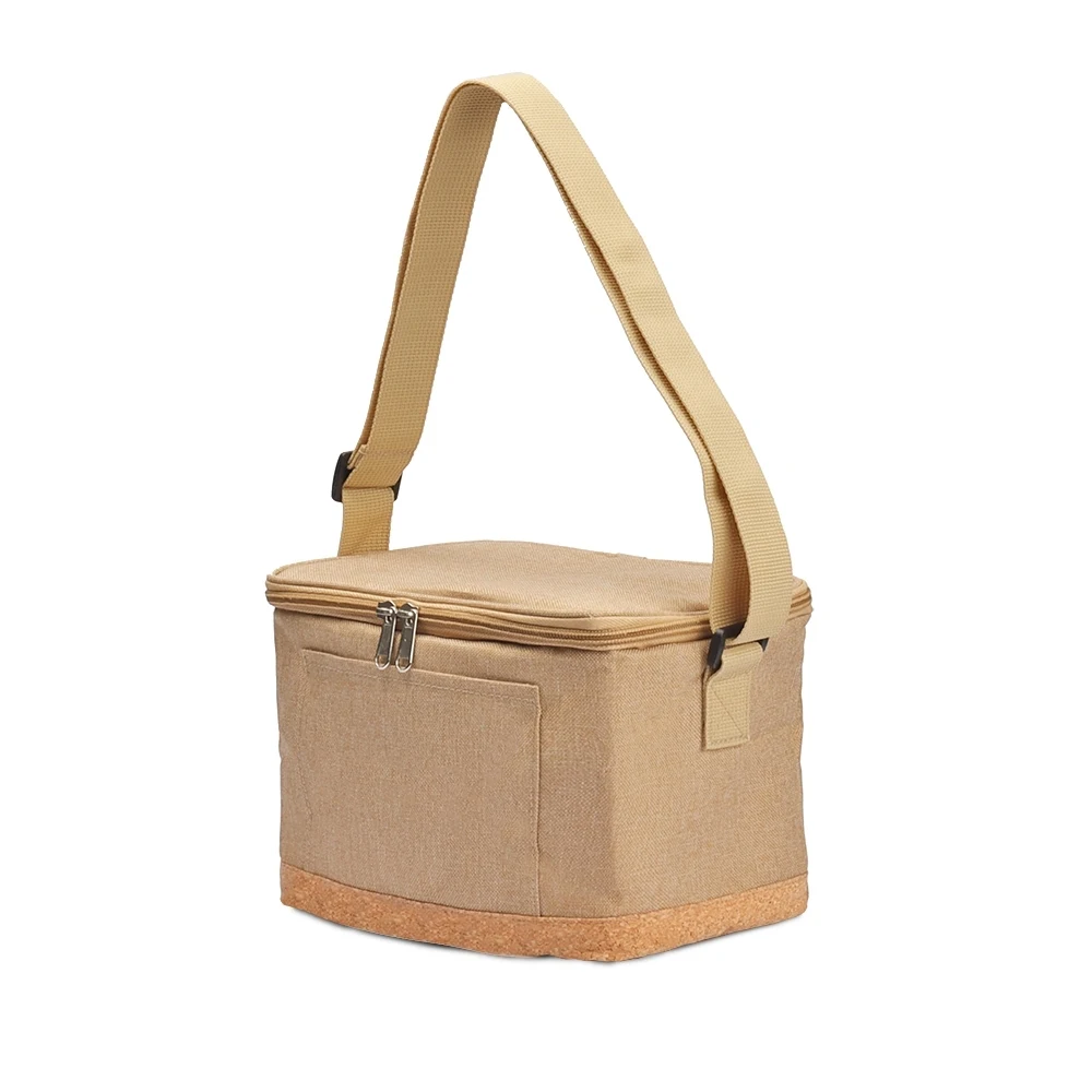 Bolsa Térmica de Poliéster 7L, cor BEGE