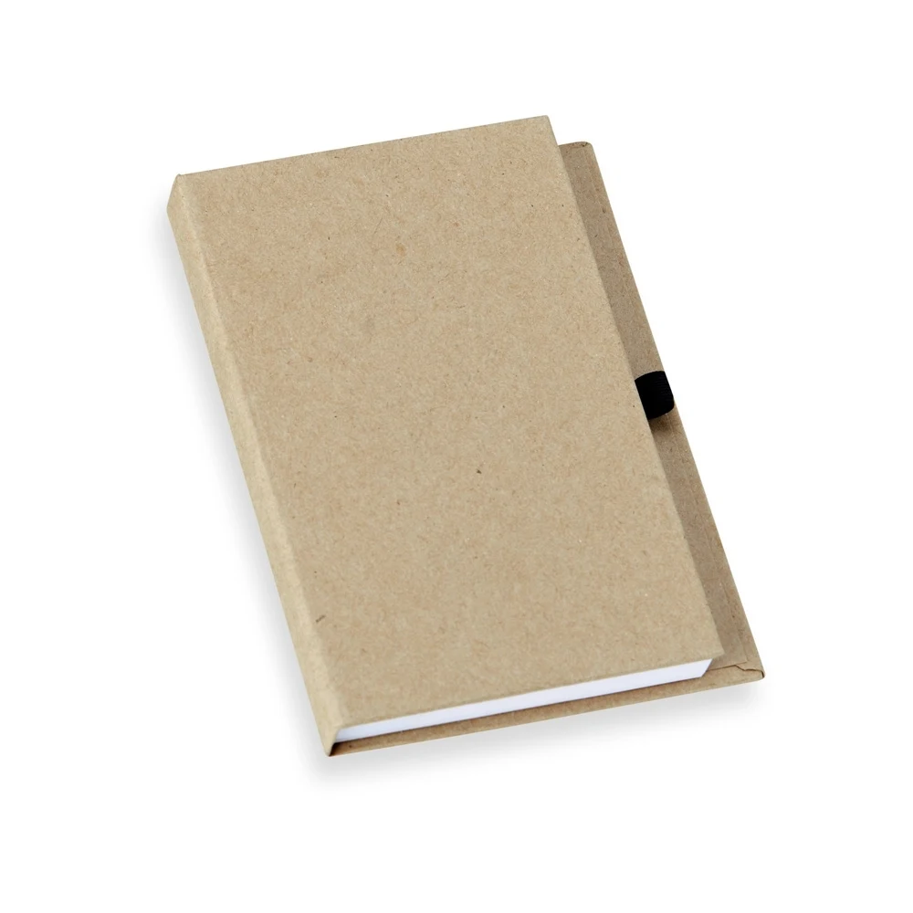 Bloco de Anotações em Kraft com Porta Caneta, cor KRAFT