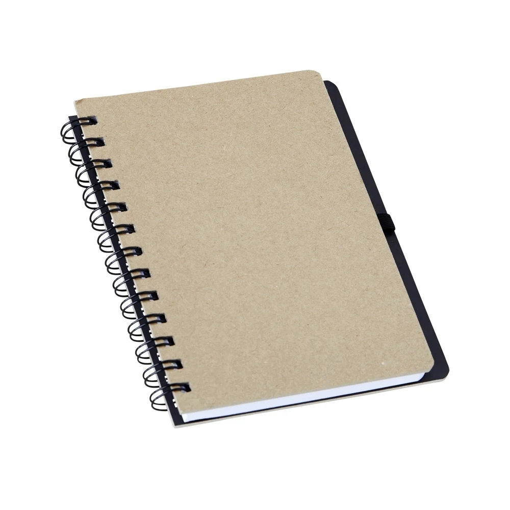Caderno Kraft com Porta Caneta, cor KRAFT