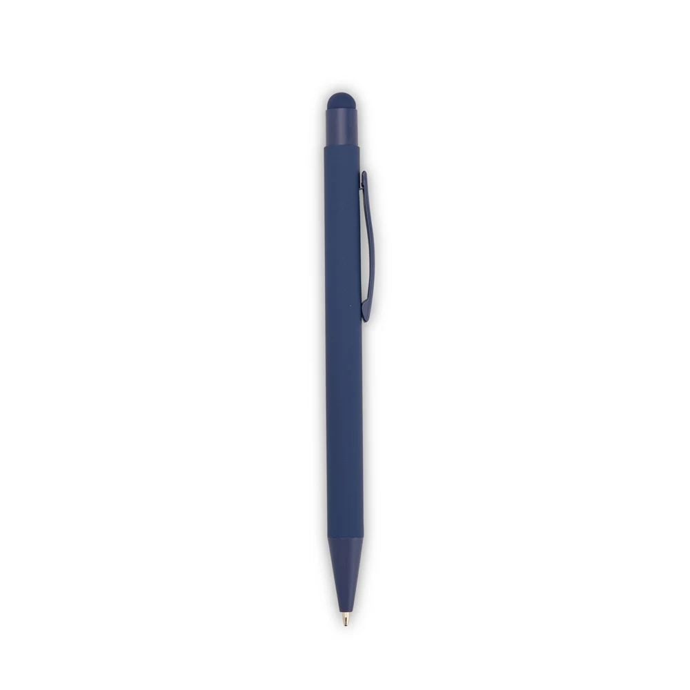 Caneta Metal Touch, cor AZUL ESCURO