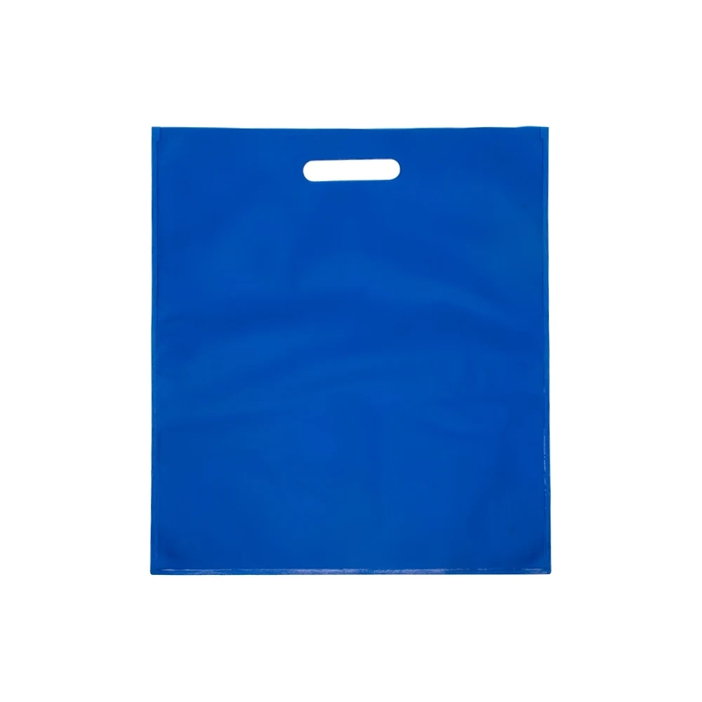 Sacola Plástica, cor AZUL