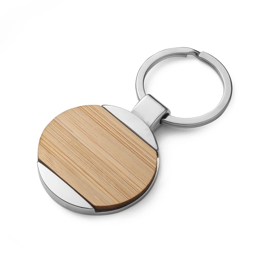 Chaveiro Metal, cor BAMBU