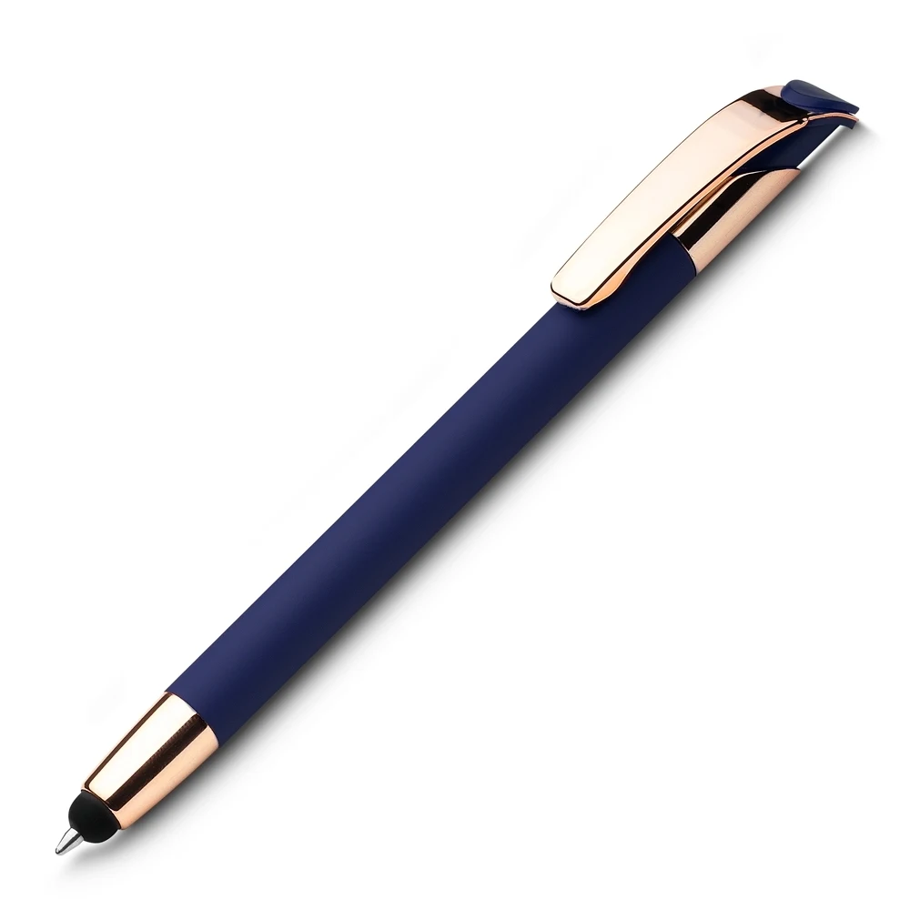Caneta Alumínio Touch Screen, cor AZUL