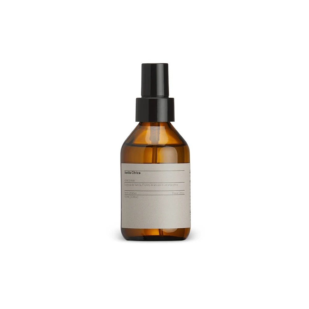 Home Spray Vanilla Cítrica 100ml, cor MARROM