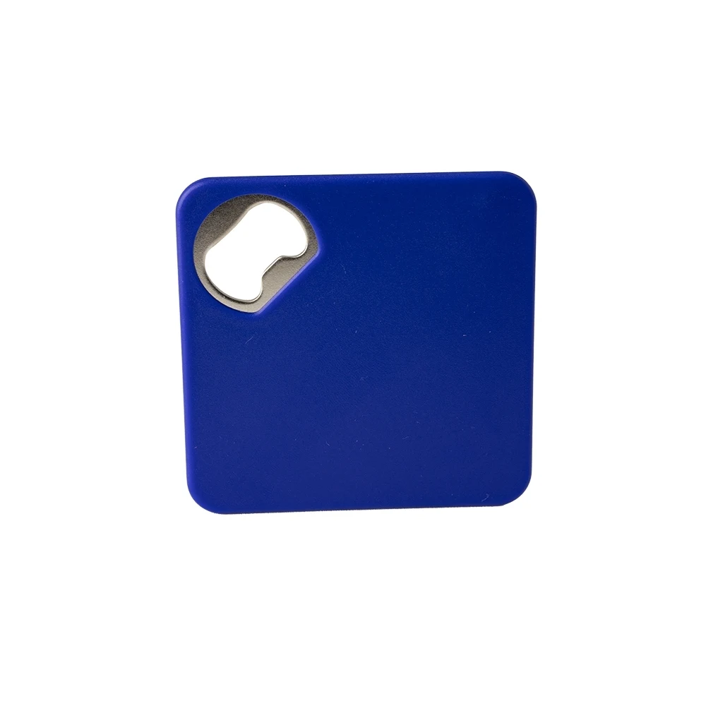 Porta Copo com Abridor, cor AZUL