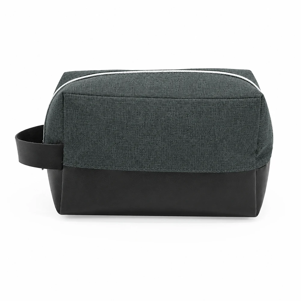 Nécessaire Nylon, cor CINZA ESCURO