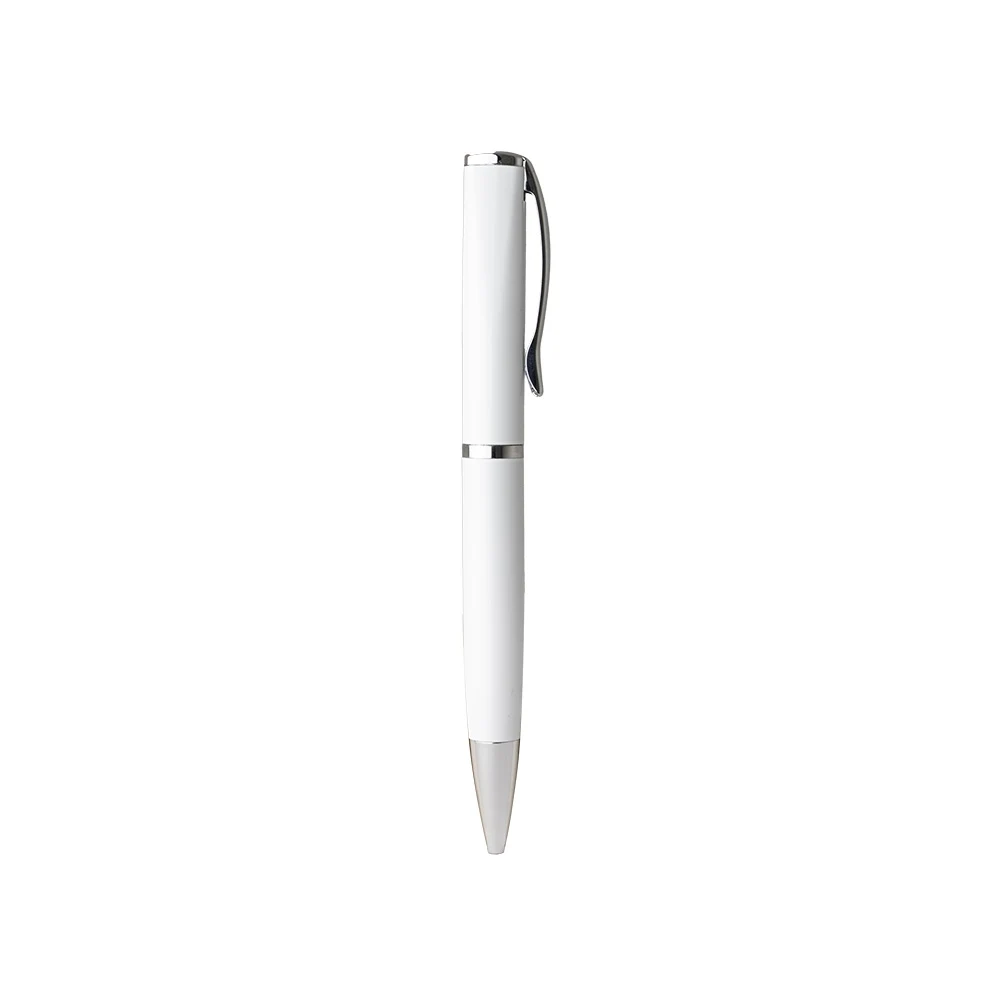 Caneta Metal, cor BRANCO