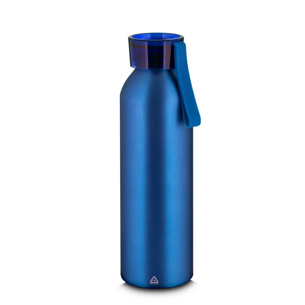 Garrafa Alumínio 640ml, cor AZUL