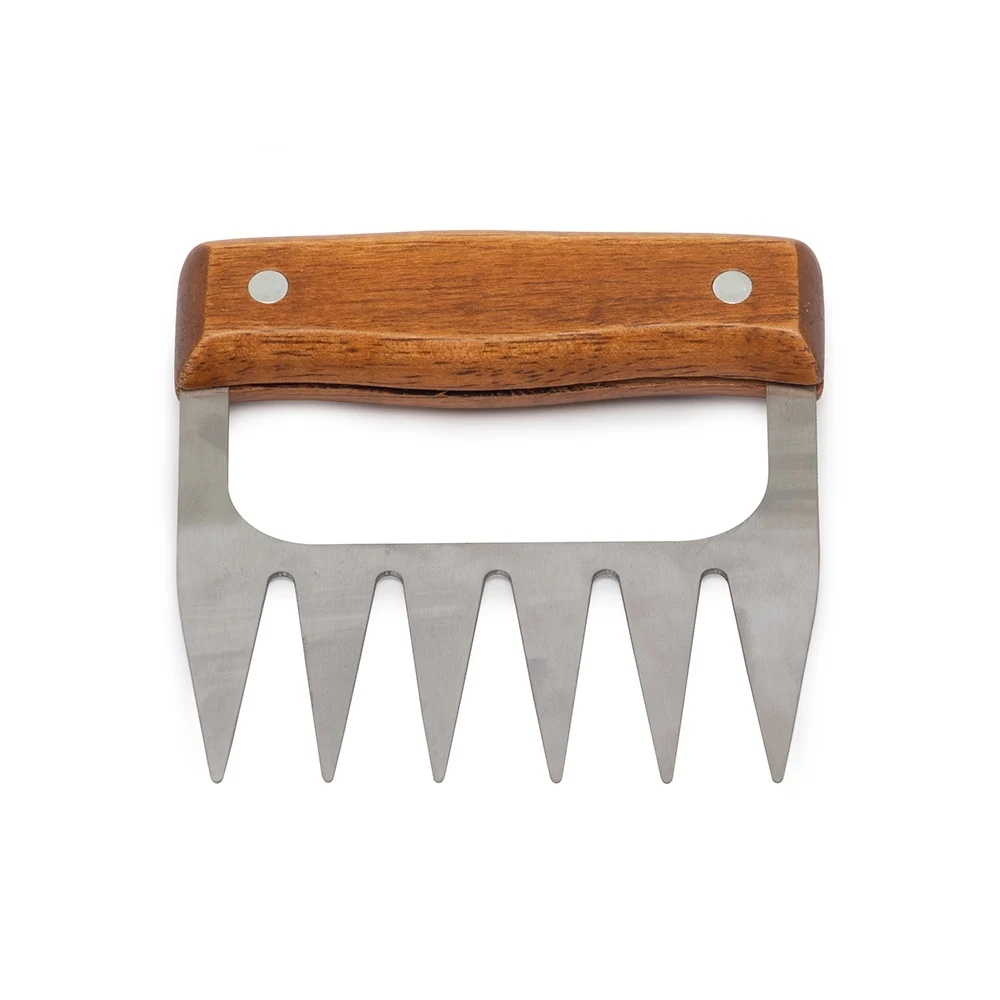Garra para Churrasco, cor MADEIRA