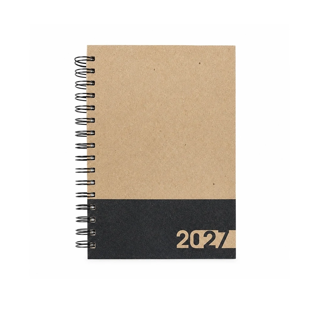 Agenda Diária 2027, cor KRAFT