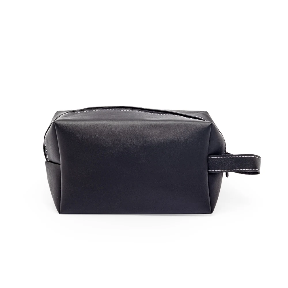 Nécessaire de Couro Sintético, cor PRETO