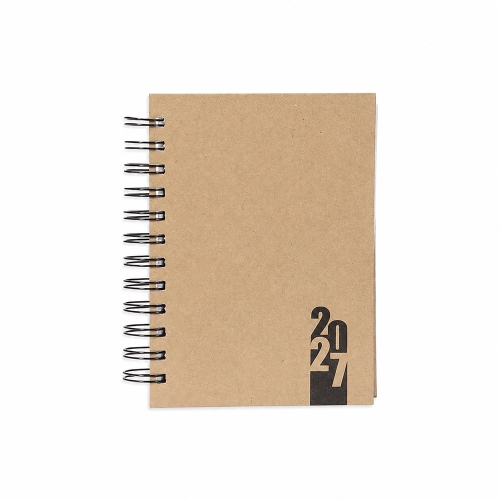Agenda Diária 2027, cor KRAFT