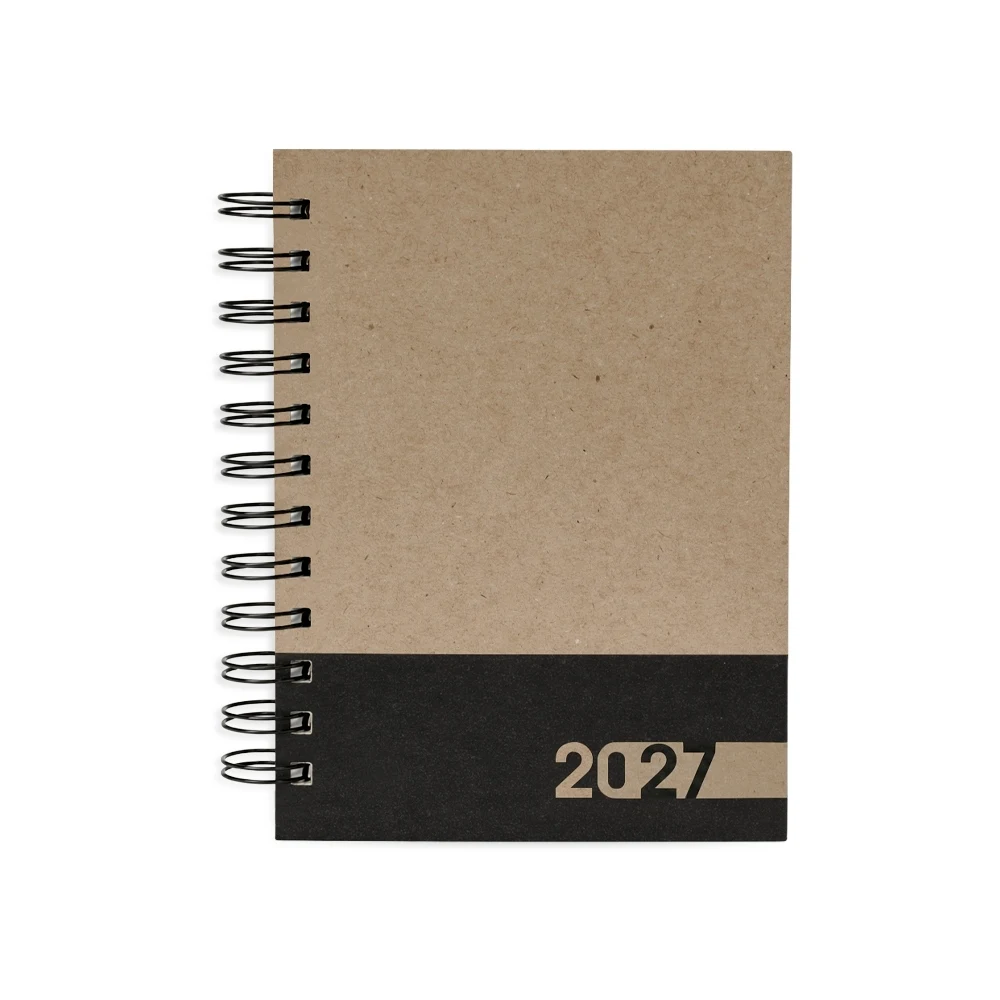 Agenda Diária 2027, cor KRAFT