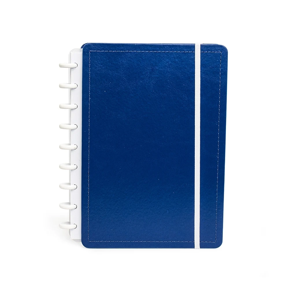 Caderno de Disco Percalux, cor AZUL