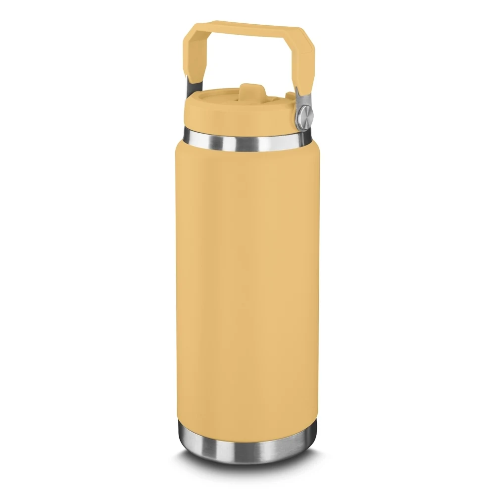 Garrafa Térmica 850ml, cor AMARELO