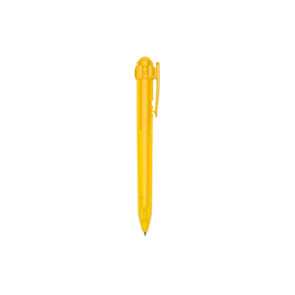 Caneta Plástica, cor AMARELO