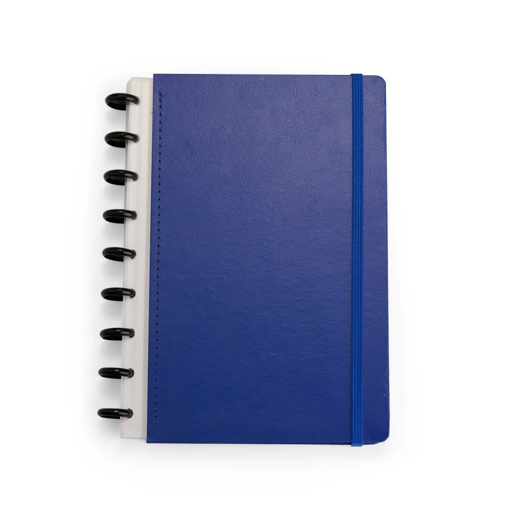 Caderno de Disco, cor AZUL