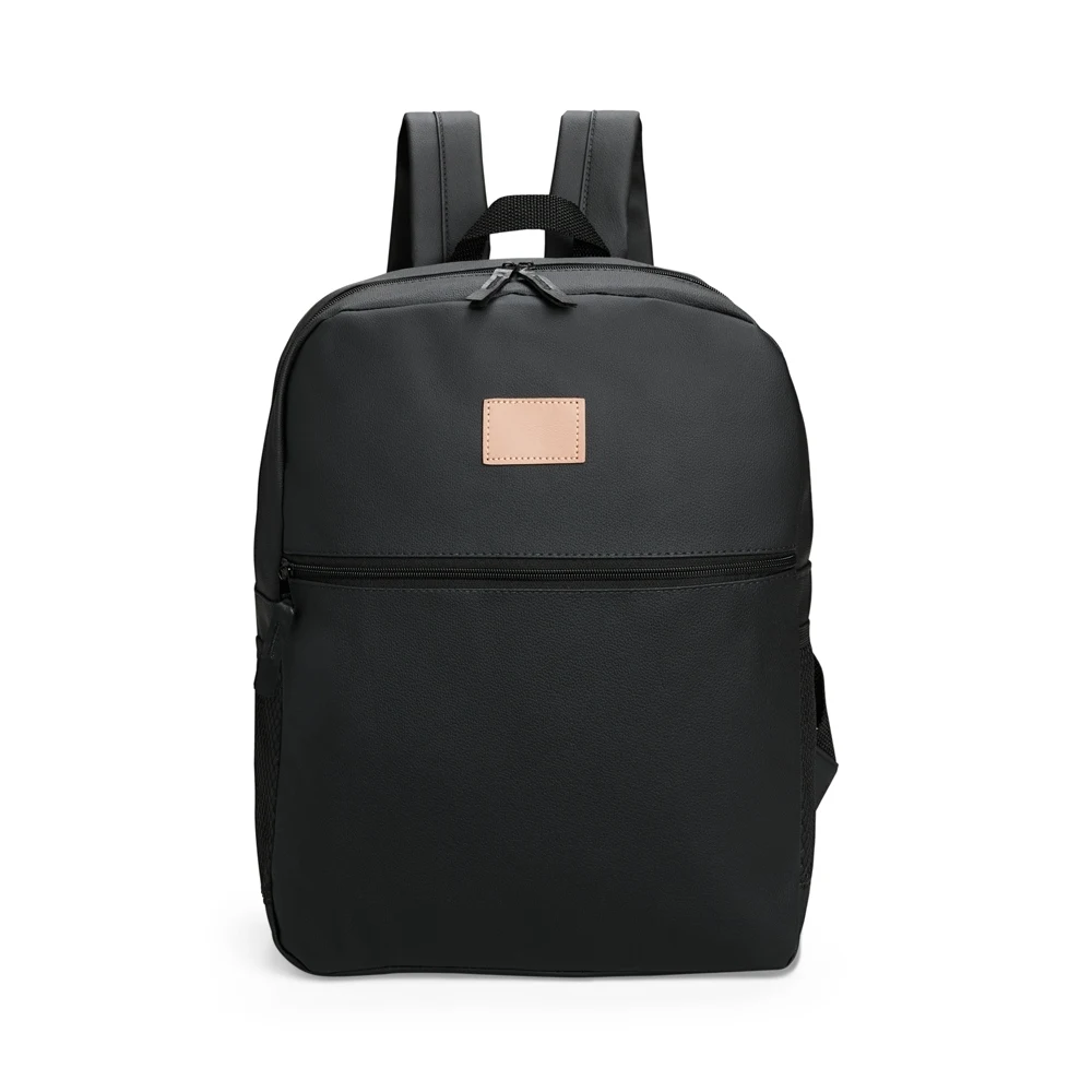 Mochila Couro Sintético 20 Litros, cor PRETO